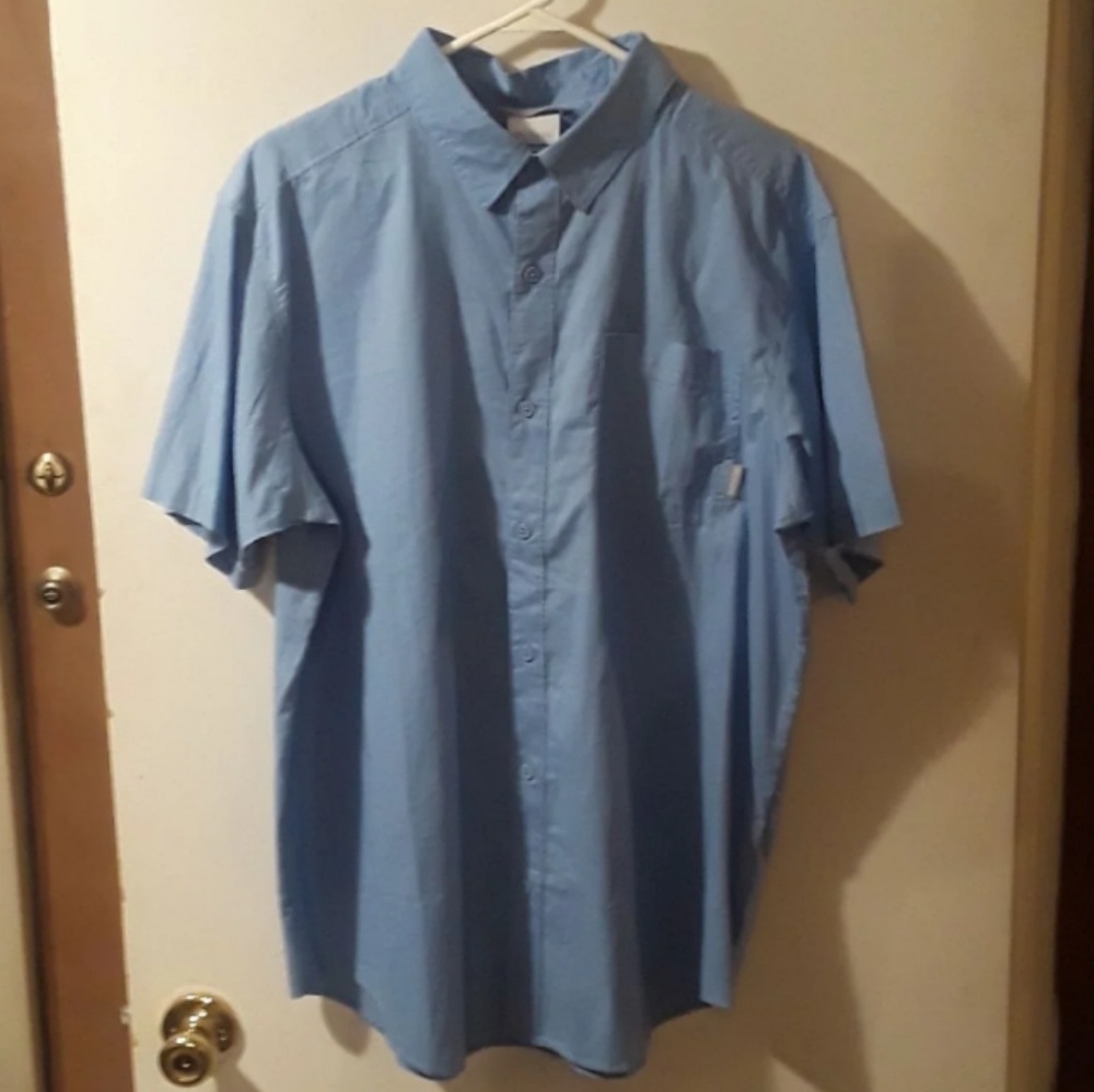 Mens Columbia short sleeve button up
